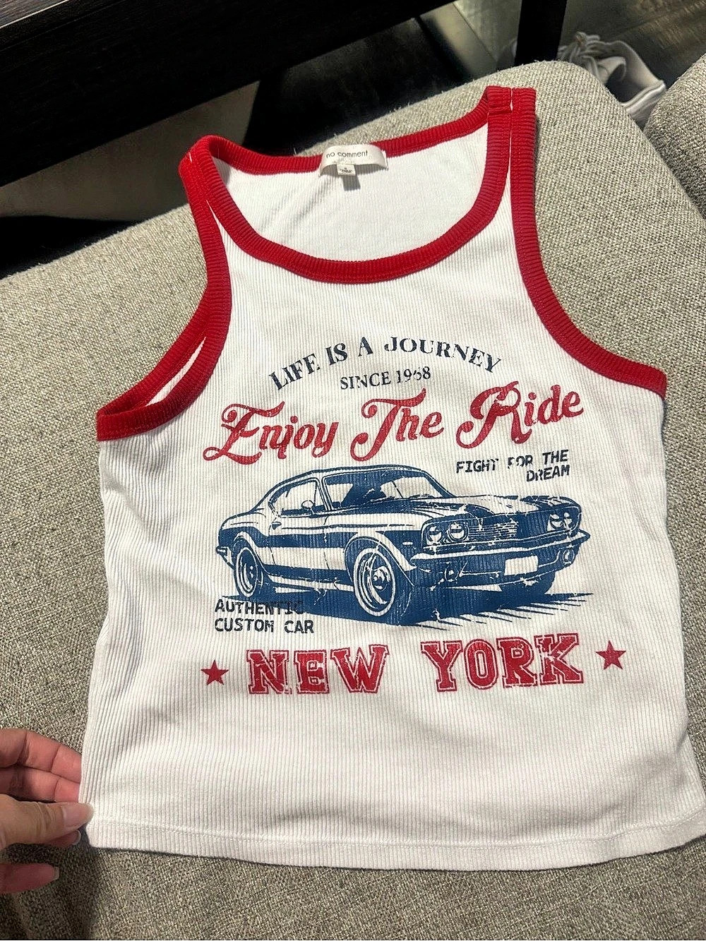 Graphic Car Tank Top